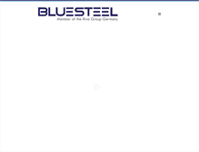 Tablet Screenshot of bluesteelindustry.com